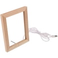 thumbnail image 1 of FUTUREORYY LED Light Photo Frame Plastic Khaki Creative Design for Living Room 1Pcs, 1 of 8