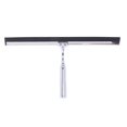 thumbnail image 2 of Limpiaparabrisas de ducha YONGSHENG acero inoxidable 31 cm con soporte de pared 2 silicona, 2 of 5