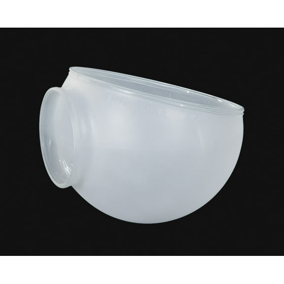 B&P Lamp® Hand Blown Angle Lamp Elbow with Sandblasted Finish