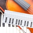 thumbnail image 4 of 1pc portátil 88 teclado piano teclado dedos práctica de práctica de la tabla de comparación (blanco), 4 of 6