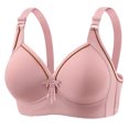 thumbnail image 2 of Gamivast Push Up Bras for Women Seamless Full Support Everyday Bras Comfort Breathable Bras Soft No Underwire Bra Wireless Bras Pink M Brasier Sin Costuras Para Mujer, 2 of 8