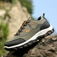 thumbnail image 4 of RIBONGZ Men Hiking Shoes Waterproof Non-slip Sport Shoes Casual Running Camping Shoes Outdoor Sneakers for Men Size, 4 of 5