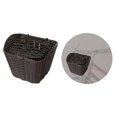 thumbnail image 6 of Bike Front Basket Storage Basket with Cover Portable Carrier Pannier Easy to Install Cycling Basket Bike Basket for Cycling Accs Khaki, 6 of 8