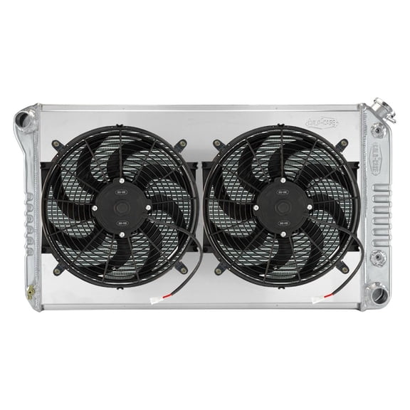 Cold Case Radiators 68-77 A-Body Radiator w/Dual 14in Fan Kit