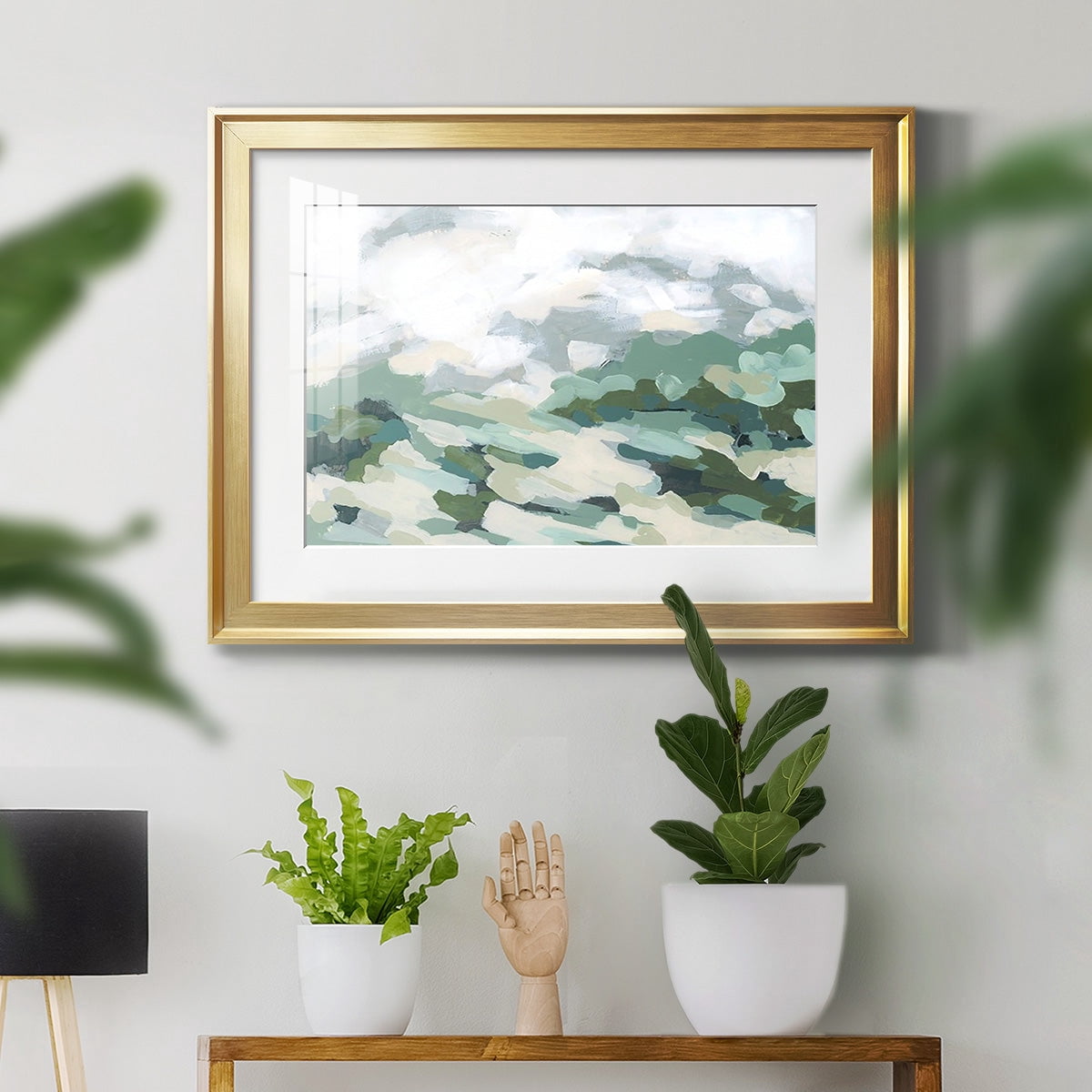 Verdant Hillside I Premium Framed Print - Ready to Hang