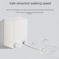 thumbnail image 4 of Gold Upgraded Dual-Use Stainless Steel Retractable Clothesline: Wall-Mounted, Hole-Free, Automatic Hanging Design for Indoor, Hotel & Balcony Use – Invisible, Space-Saving Drying Solution, 4 of 6