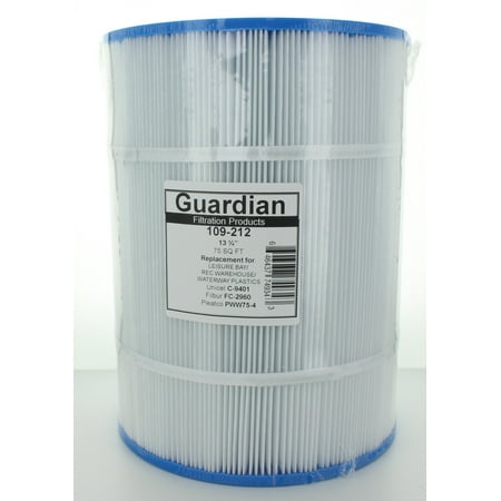 Leisure Bay Spas Parts - Guardian Pool Spa Filter Replaces C-9401, PWW75-4, FC-2960, 817-0075 Rec Warehouse Leisure Bay