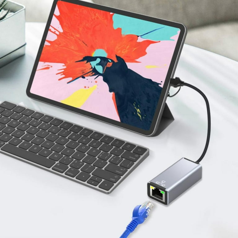 Universal - Adaptateur USB C Ethernet de 2500Mbps 2.5 Gigabit Type C vers  LAN RJ45 Apple Notebook iPad Pro USB C Ethernet