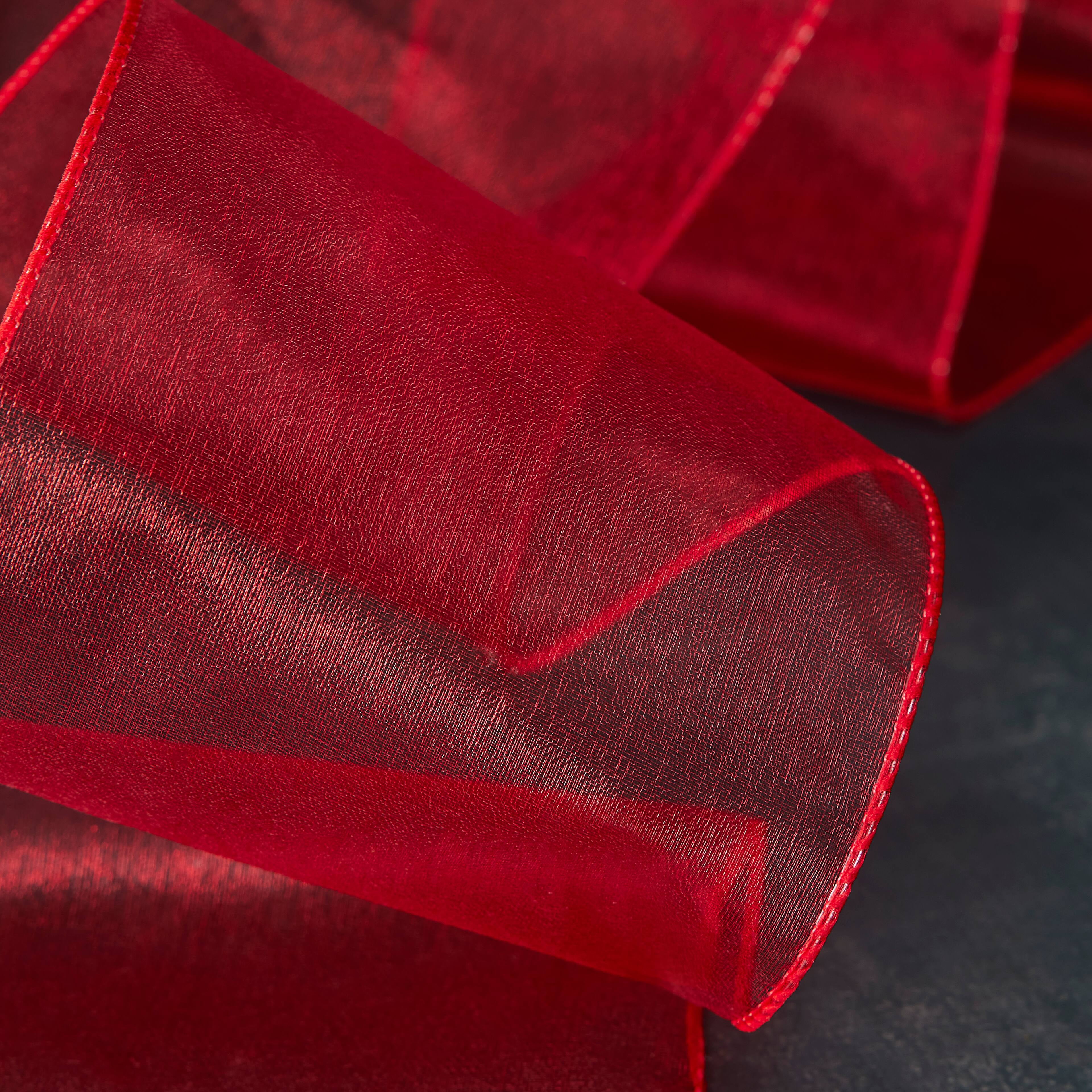 VATIN Wired Halloween Ribbon, Assorted Swirl Sheer Organza Glitter Cra –  Vatin Ribbon