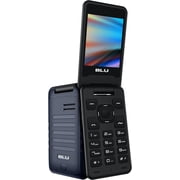 Restored BLU Tank Flip |Unlocked | 4G LTE Flip Phone|2022 | 2.8 + 1.8 Display | Blue