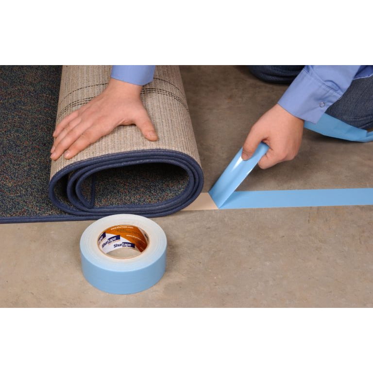 Shurtape DF-545 Double-Sided Cloth Carpet Tape: 2 in x 75 ft. (Natural)