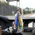 thumbnail image 4 of Creative Fish Car Hanging Pendant 2D Flat Acrylic Rearview Mirror Ornament Festive Ocean Theme Decoration for Cars Backpack, 4 of 7
