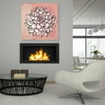thumbnail image 4 of Epic Art 'Pink and Gray Floral 1' by Stellar Design Studio, Acrylic Glass Wall Art, 36"x36", 4 of 7