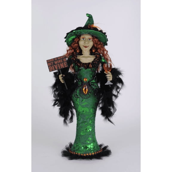 Karen Didion Wendy Wine Witch Figurine