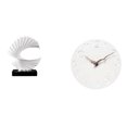 thumbnail image 1 of Escultura de ola, estatua abstracta moderna, reloj de pared, adorno de resina, centro de mesa artesanal, tablero de fibra de densidad media, adecuado, 1 of 8