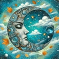 thumbnail image 1 of Kits de Peinture Diamant DIY - Lune Abstraite, 1 of 5