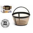 thumbnail image 4 of (2) GoldTone Reusable 8-12 Cup Coffee Basket for All Mr. Coffee Machines and Makers - Replacement Permanent Mr Coffee Filter - BPA Free - 2 Pack, 4 of 5