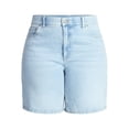 thumbnail image 5 of Terra & Sky Women's Plus Size Bermuda Shorts, 9" Inseam, Sizes 16W-26W, 5 of 5