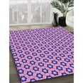thumbnail image 3 of Ahgly Company Machine Washable Indoor Rectangle Transitional Purple Amethyst Purple Area Rugs, 2' x 4', 3 of 7