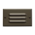 thumbnail image 2 of Kichler 4 1/2"W Architectural Bronze Louvered LED Step Light, 2 of 2