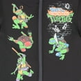 thumbnail image 5 of Nickelodeon Teenage Mutant Ninja Turtles Boy's Varsity Bomber Jacket - TMNT Leonardo, Donatello, Michelangelo, Raphael Graphic Design Coat for Kids (Size 4-12), 5 of 6