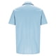 thumbnail image 3 of Camisa de Manga Corta de los Hombres con Botón de Color Sólido Blusa de Cuello con Bolsillo, Top de Poliéster Casual para Toda la Temporada de Uso Diario Y Casual, 3 of 5