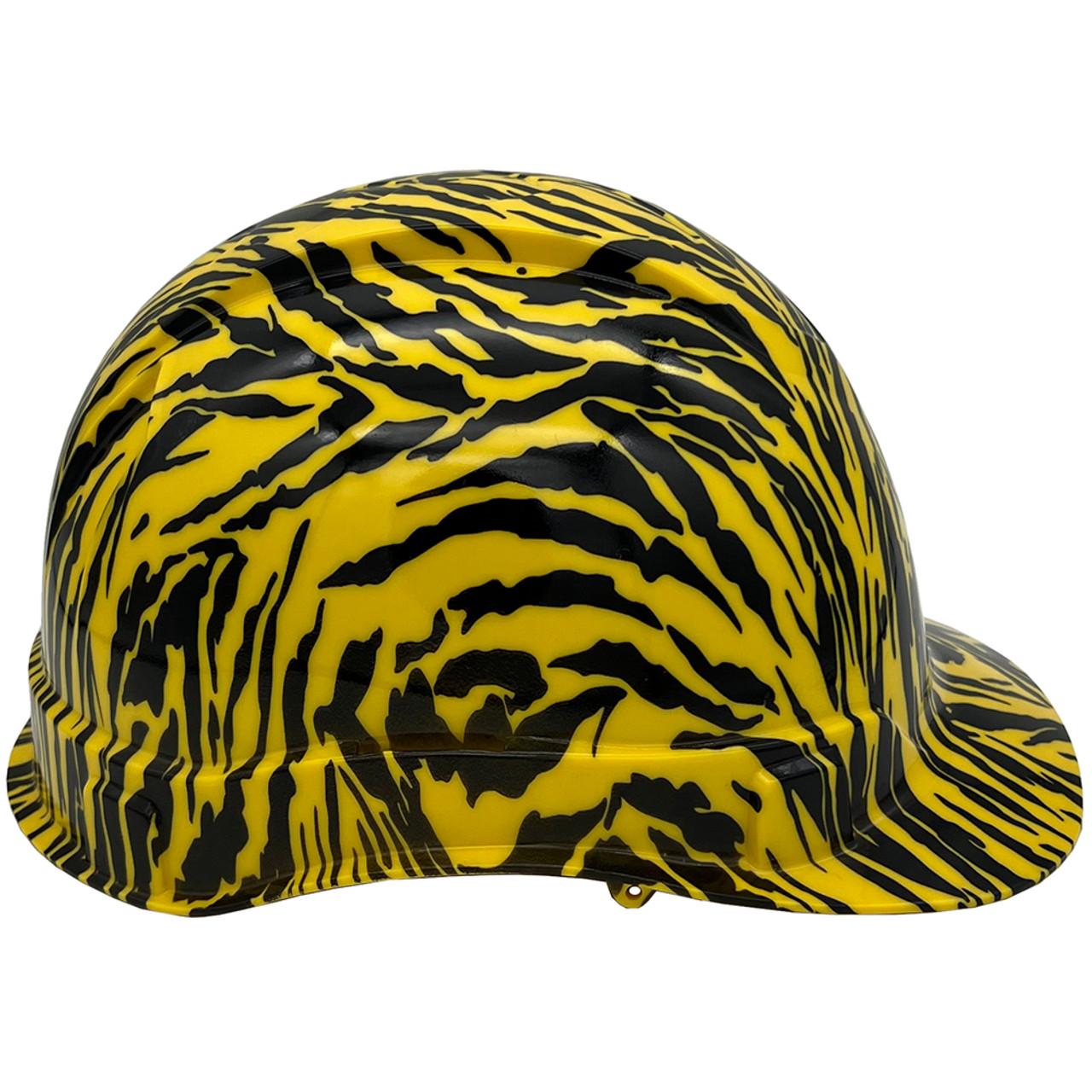 Tiger Yellow Hydro Dipped Hard Hats Cap Style