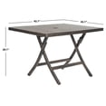 thumbnail image 4 of SAFAVIEH Outdoor Collection Samana Square Folding Table, Brown, 4 of 6