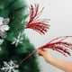 thumbnail image 1 of Esquejes de lentejuelas navideñas - Ramas simuladas de fuegos artificiales de 55" para decorar el árbol • Rojo/blanco/oro rosa/plata/rosa fuerte • Fiesta navideña y decoración del hogar, 1 of 7