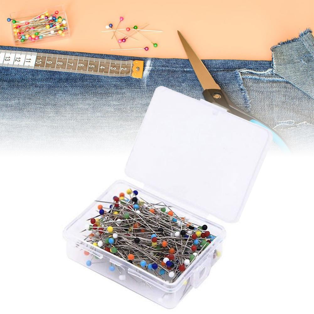 Head Pins Dressmaker Pins Colorful Fixed Head Pins for Jewelry Making