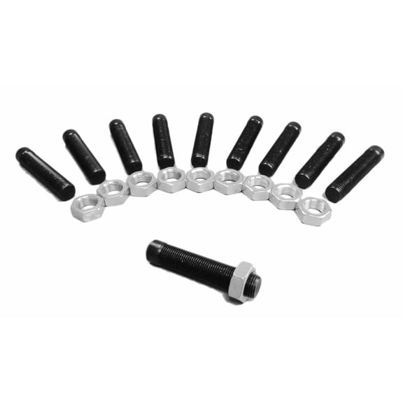 Steinjger 3/4-16 LH Threaded Stud, Weldable Grade 8 equivalent 10 Pack