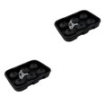 thumbnail image 3 of Kearding Molde de bola de hielo DIY para hacer cubitos de hielo de 6 cavidades, molde de silicona para Bar de casa, fiesta, verano, whisky, vino, Negro 2piezas Kearding CBP155962, 3 of 6