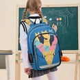 thumbnail image 7 of FORMRS Unisex School Backpack 17" Student Travel Bag with Laptop Compartment, Colorful Ice Cream Cat, 7 of 7