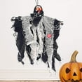 thumbnail image 3 of Jinsinto 15cm Animated Hanging Grim Reaper With Creepy Chain, Halloween Decor, 3 of 5