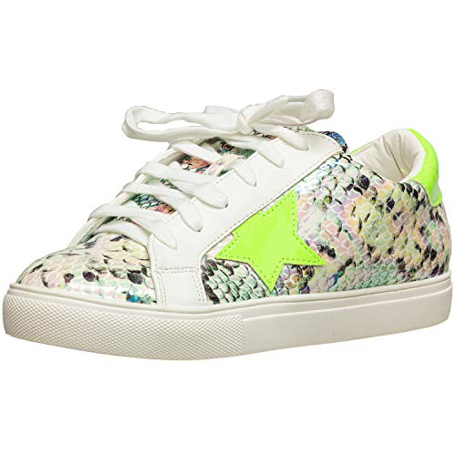 Bellmora Women's Fashion Star Sneaker Lace Up Low Top Comfortable