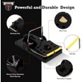 thumbnail image 7 of Large Rat Trap – Heavy Duty, Extra Strong, Reusable Snap Trap, 12 Pack, for Home, Garage, Attic – TwinTech, 7 of 7
