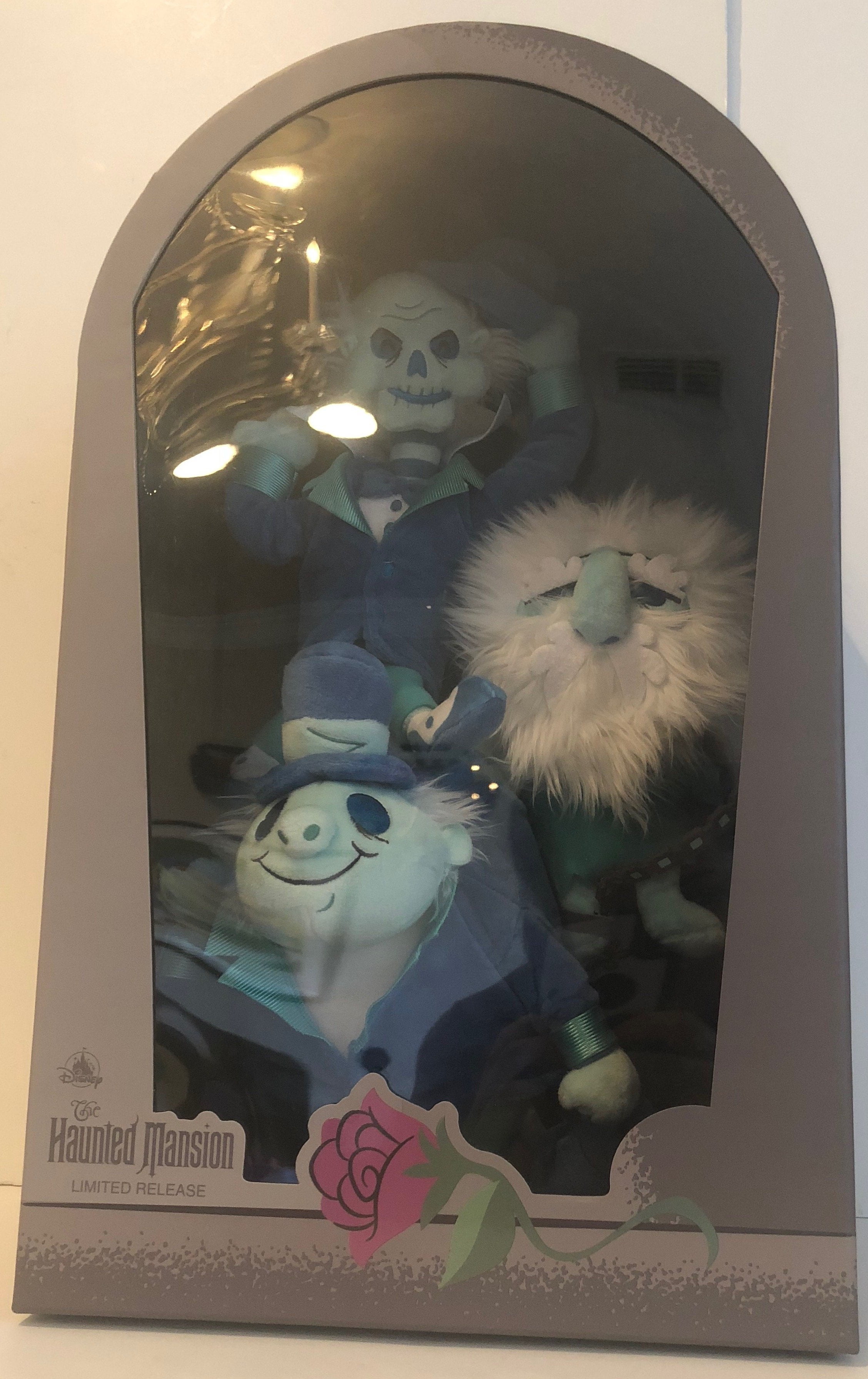 Disney Parks Haunted Mansion Hitchhiking Ghosts Glow Limited Plush New with Box 