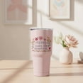 thumbnail image 2 of Moms Make Life Beautiful Stainless Steel Tumbler with Straw, Pink, 32 oz, Mother's Day by Way To Celebrate, 2 of 6