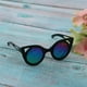 thumbnail image 2 of Accesorios de moda para muñecas: Gafas de metal para muñecas Blythe Azone de 12 pulgadas. Negro un, 2 of 9