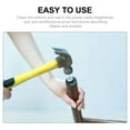thumbnail image 3 of Clispeed 40Pcs White Furniture Tacks Nail-on Slider Pads Noise Proof Floor Protectors, 3 of 7