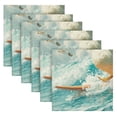 thumbnail image 6 of Qxltty White Duck Napkins 20×20in Perfect for Parties Dinners Weddings Cocktail Housewarming Cloth Napkins Set of 4, 6 of 8