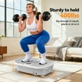 thumbnail image 6 of UPGO Vibration Plate Exercise Machine, 400 LBS Capacity Vibration Platform, Max Space for Whole-Body Workout & Relaxation at Home, 6 of 9