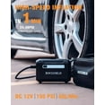 thumbnail image 4 of Bonaire Rocgorld R7 12V Portable Tire Air Compressor - Black, 4 of 5