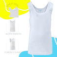 thumbnail image 4 of Camiseta BAMBI Basica Playera Interior Sin Mangas para Niño Paquete de 6 Piezas, 4 of 4