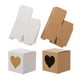 thumbnail image 2 of EeaseMX 60 cajas cuadradas de papel kraft con forma de corazón para dulces, regalos y pasteles., 2 of 7
