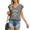 1-Dark Gray, variant on Women V-Neck Sleeveless Clever Dino Quote Shirt Wisdom Humor Graphic Versatile Daily Blouse for Casual Everyday Looks