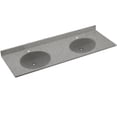 thumbnail image 4 of Swan Chesapeake Solid Surface 73'' Double Bathroom Vanity Top, 4 of 7