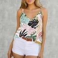 thumbnail image 2 of Camisola suelta de verano con teñido anudado para mujer con tops de tirantes finos Pompotops lopia999347, 2 of 5