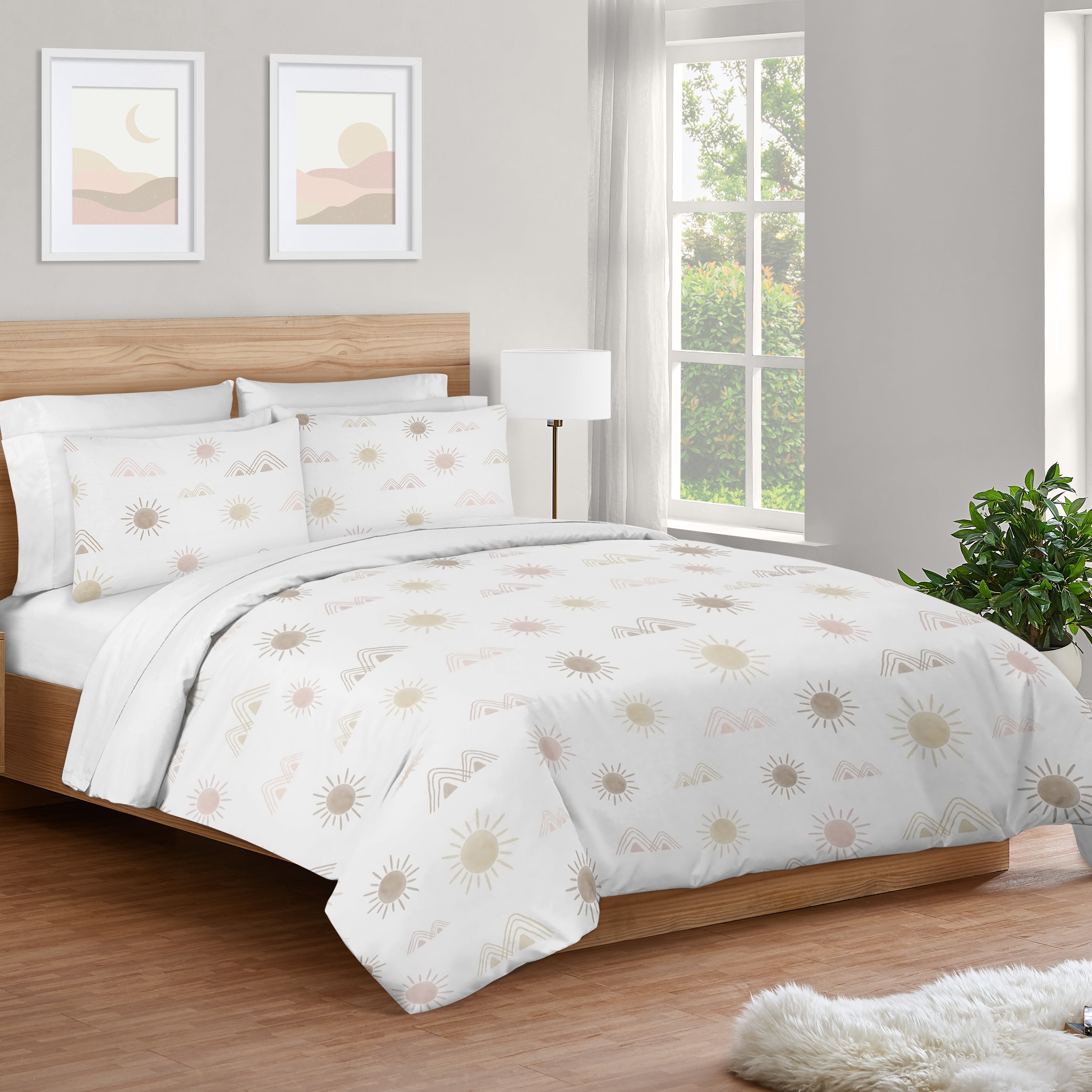 Girl Twin Bedding Comforter Set, White And Gold Twin Bedding