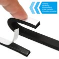 thumbnail image 3 of Uxcell Weather Stripping for Doors, 2 Rolls 3/8" W x 3/16" T Foam Seal Tape Insulation Strip Black(6.56 Ft Length), 3 of 5